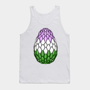 Genderqueer Pride Dragon Egg Tank Top